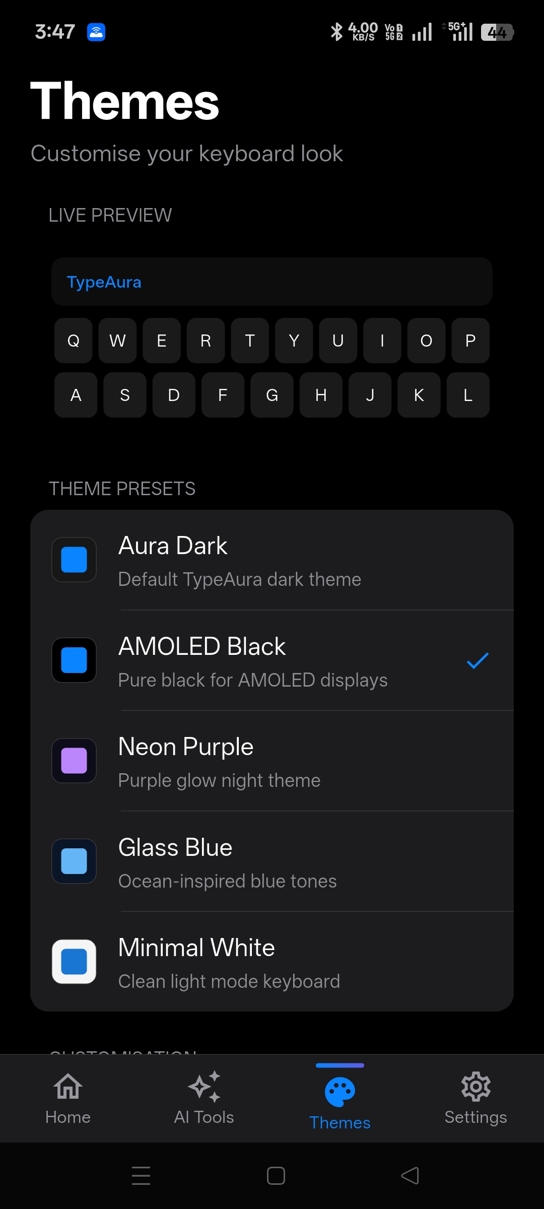 TypeAura Themes